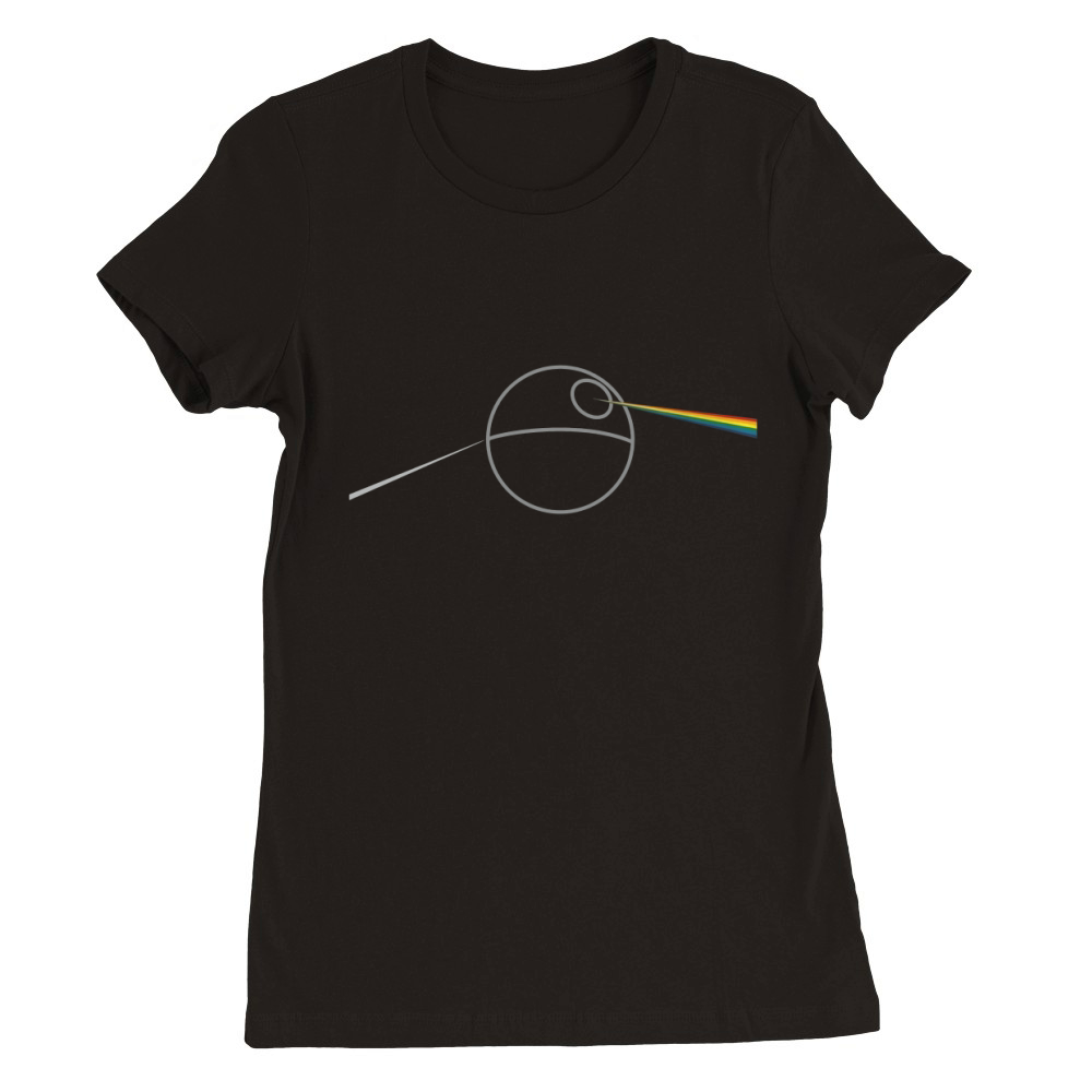 The Dark Side of the Death Star T-Shirt Premium Womens Crewneck T-shirt