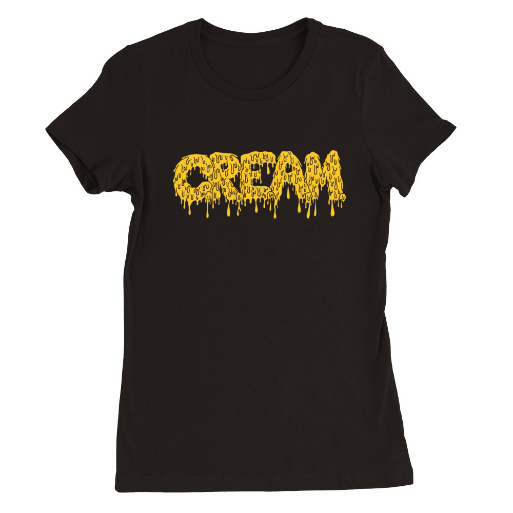 Wu Tang Cream Premium Womens Crewneck T-shirt