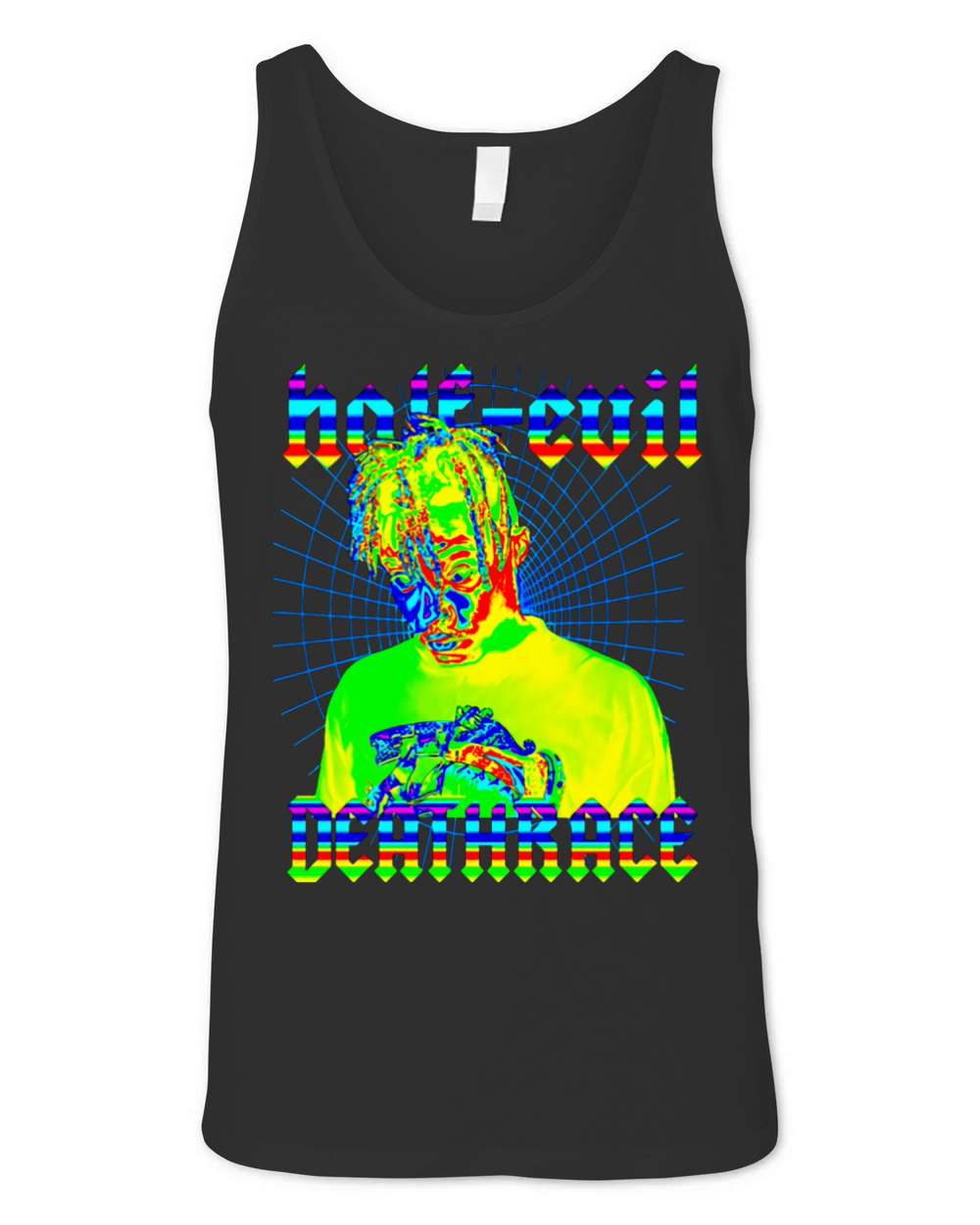 Juice WRLD half evil deathrace Unisex Jersey Tank