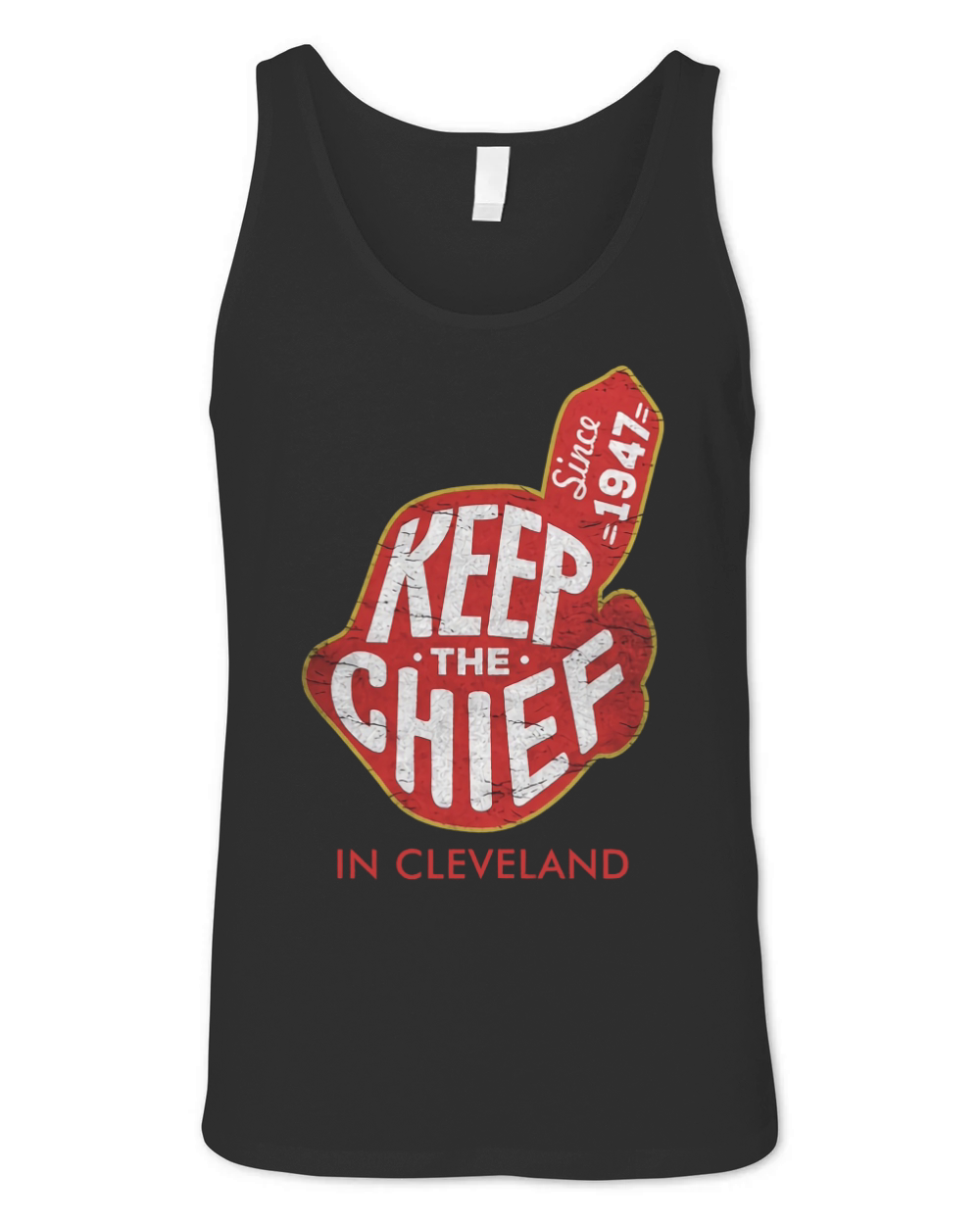 Keep The Chief In Cleveland Unisex Jersey Tank