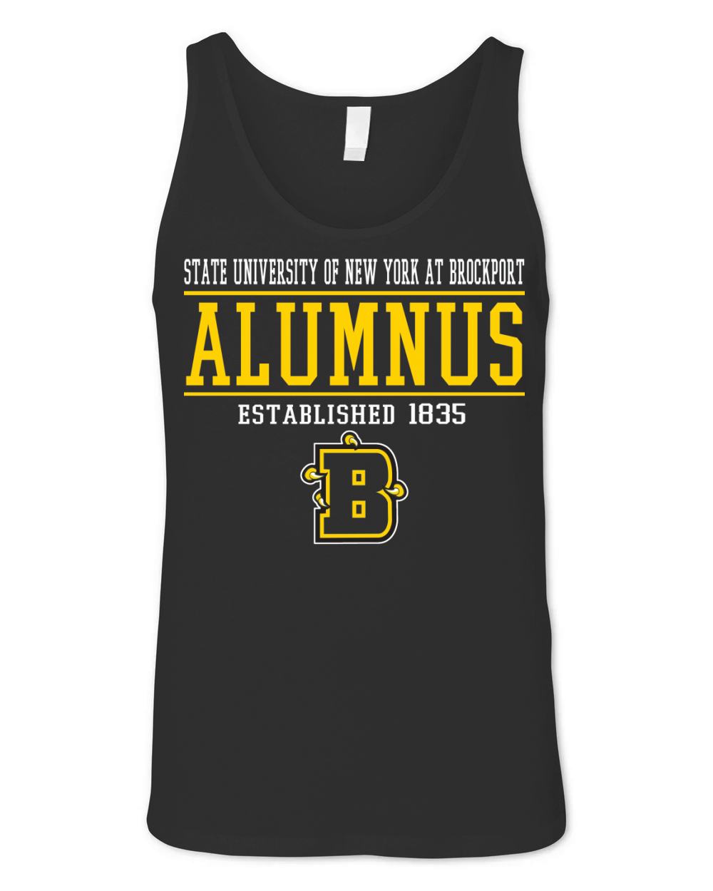 STATE UNIVERSITY  OF NEW YORK AT Brockport Alumnus Unisex Jersey Tank