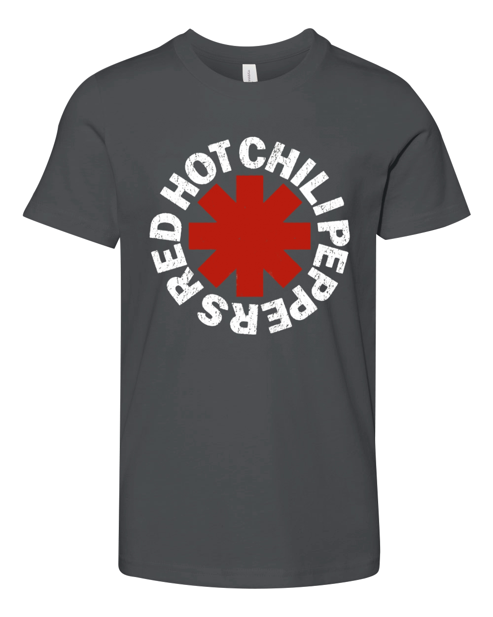 Red Hot Chili Peppers Vintage Logo Distressed Youth Unisex Jersey Tee