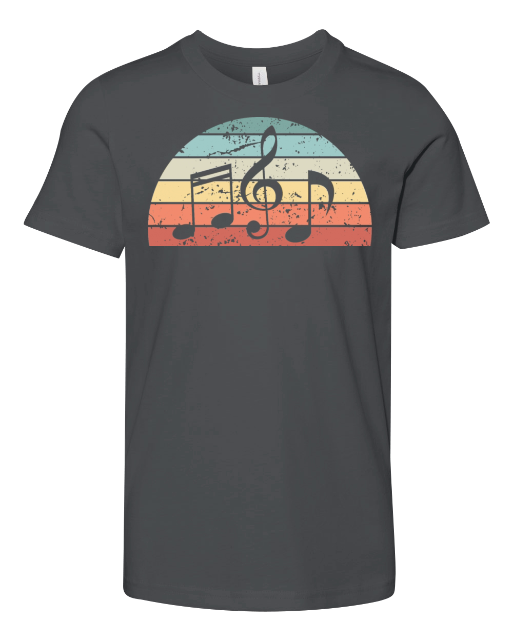 Retro Music Sunset Vintage musician Sunrise Youth Unisex Jersey Tee