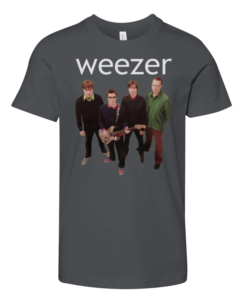 Weezer Green Album Teeshirt Youth Unisex Jersey Tee