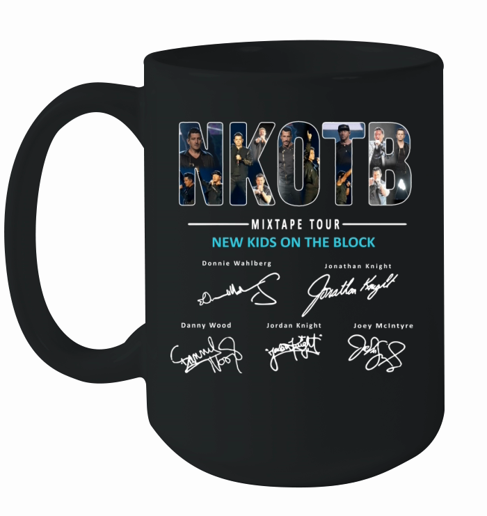 NKOTB Mixtape Tour New Kids On The Block Signature Ceramic Mug