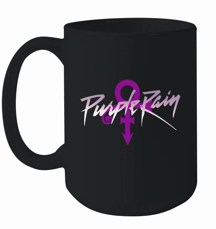Prince Purple Rain Music Symbol Ceramic Mug