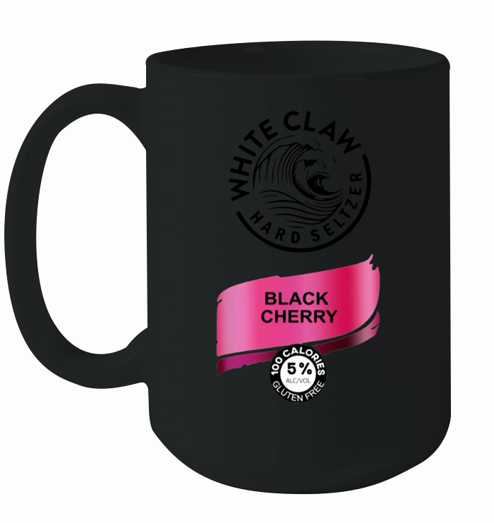 White Claw Hard seltzer Black Cherry shirt Ceramic Mug