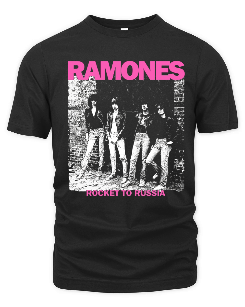 RAMONES ROCKET TO RUSSIA NEW BLACK Organic Unisex T-shirt