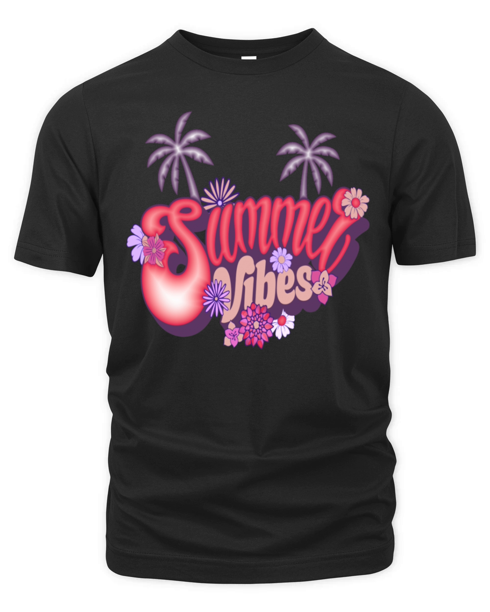 Retro Vintage Summer Vibes Beach Vibes Sunglasses Organic Unisex T-shirt
