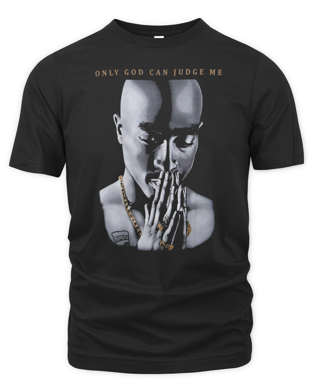Tupac Only God Can Judge Me 2Pac Shakur Hip Hop Organic Unisex T-shirt