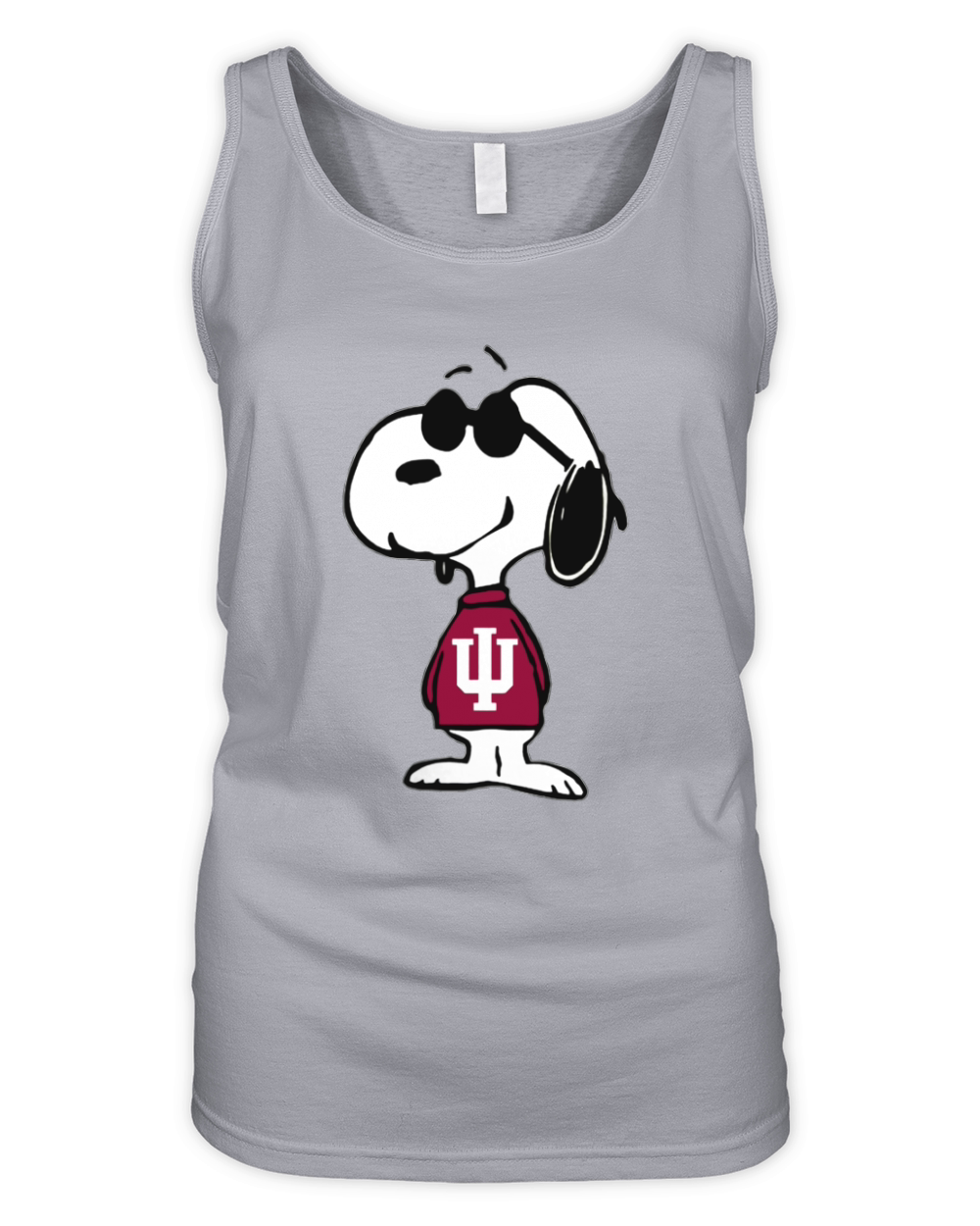 CG-snoopy-sport-football-Indiana Hoosiers Organic Women's Tank Top