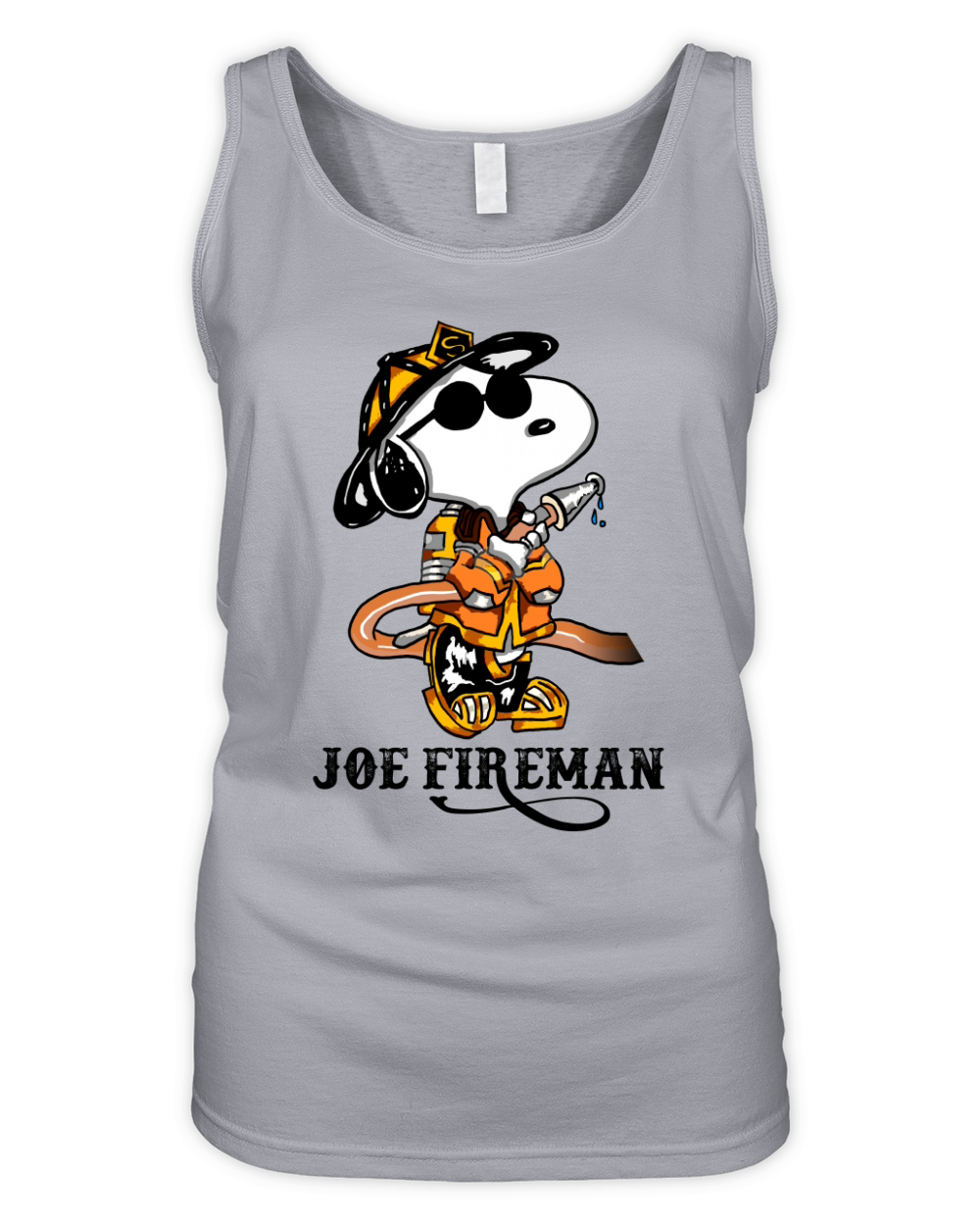 JOE FIREMAN SNOOPY Organic Women's Tank Top
