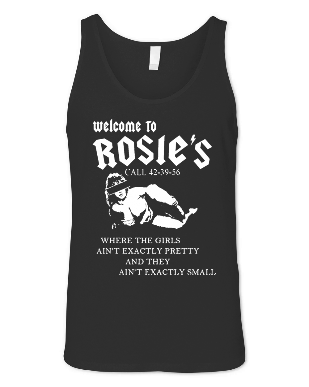 ACDC inspired Whole Lotta Rosie inspired Unisex Jersey Tank