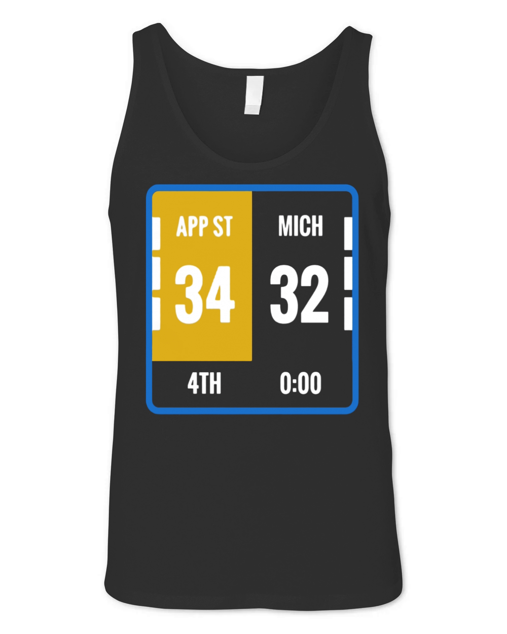 Appalachian Michigan Scoreboard Football Unisex Jersey Tank