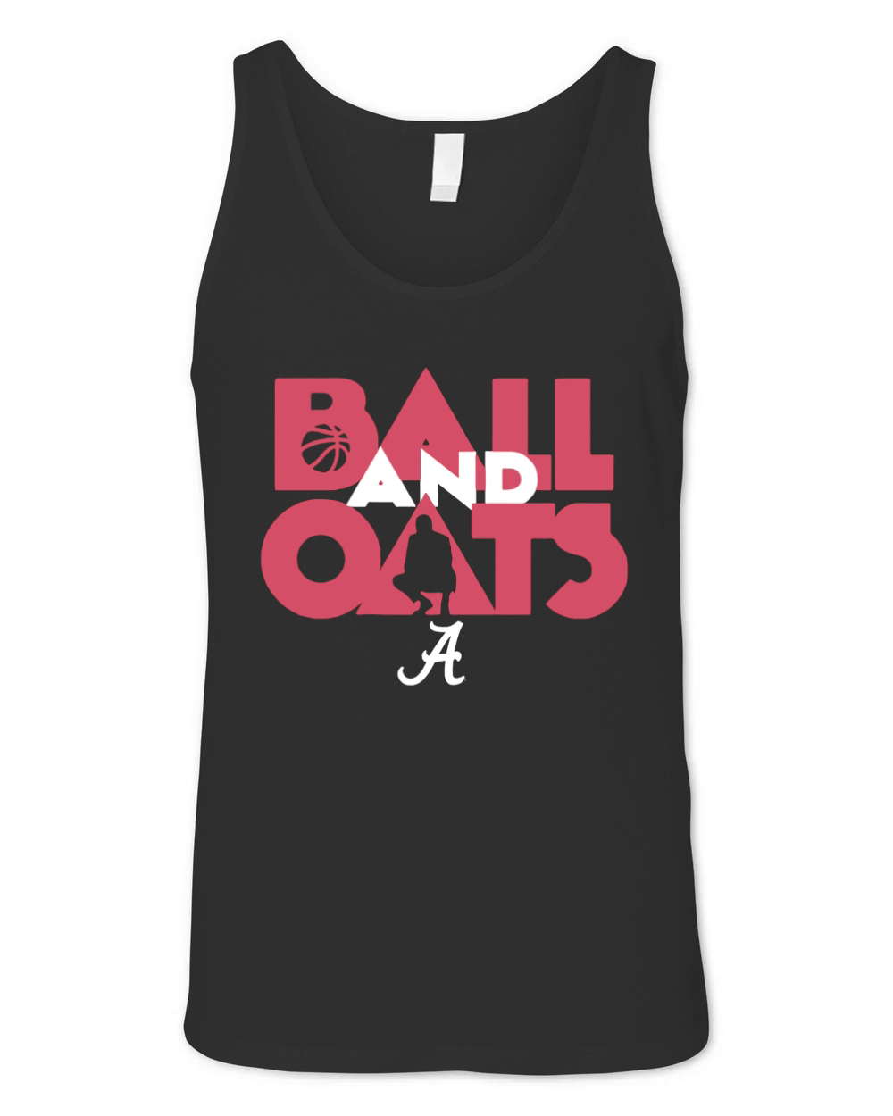 Ball & Oats Licensed by Alabama Basketball Shirt Unisex Jersey Tank