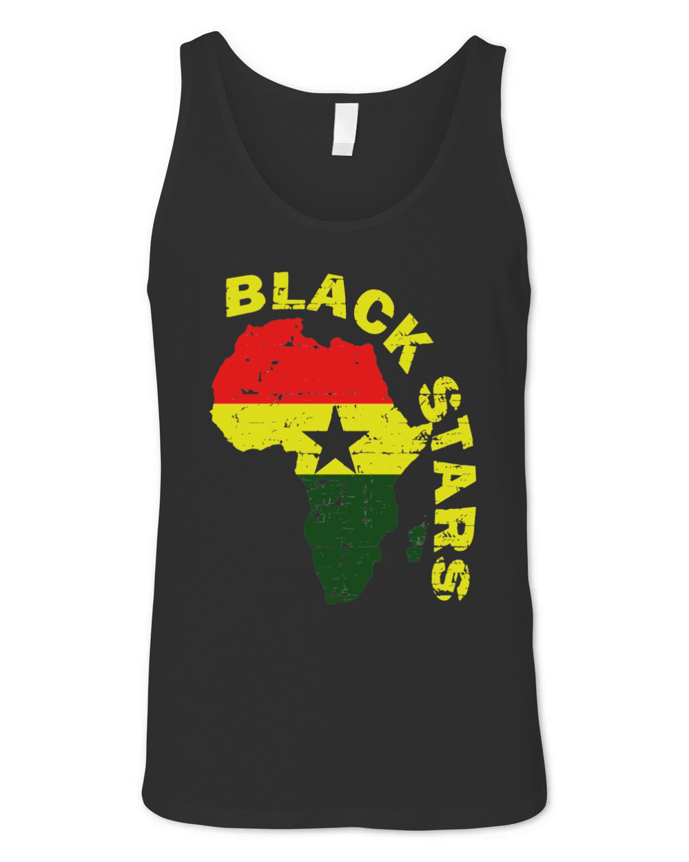 Blackstars of Ghana African soccer shirt Unisex Jersey Tank