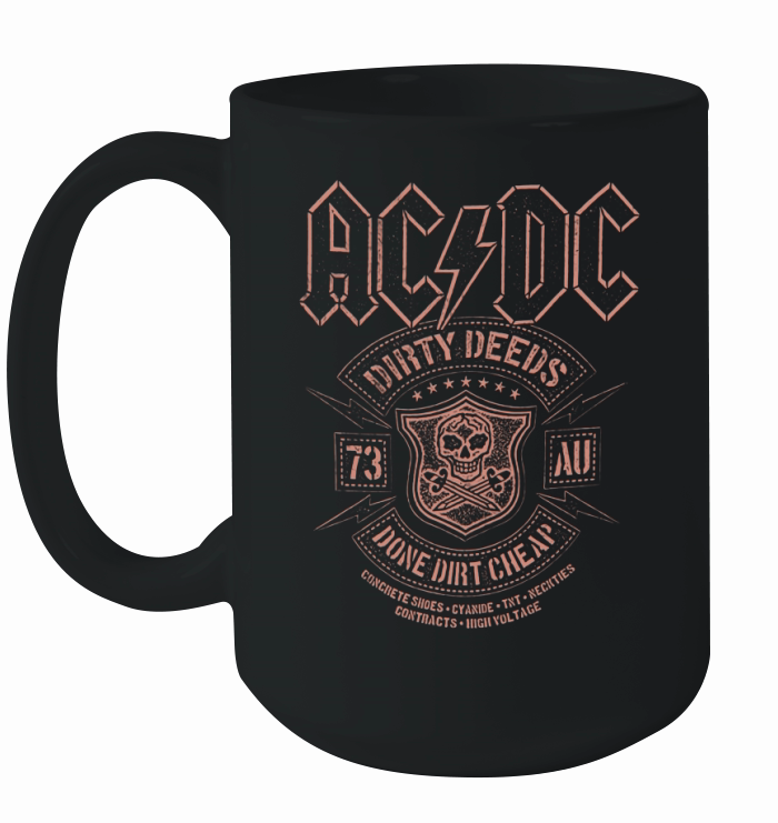 Ac Dc Dirty Deeds Ceramic Mug