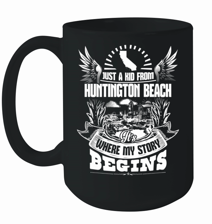 HUNTINGTON BEACH Ceramic Mug