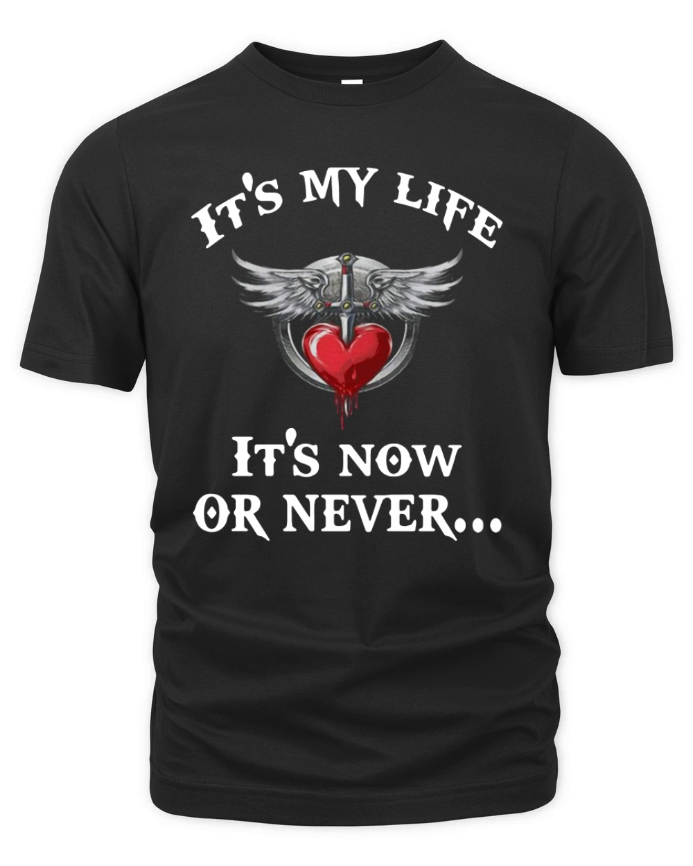 Bon Jovi its my life it's now or never Organic Unisex T-shirt