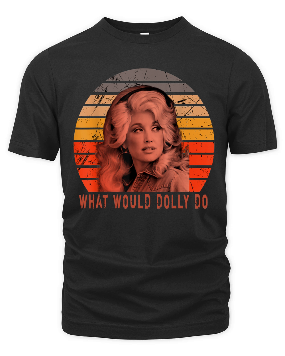 Vintage Parton Retro What Would Dolly Organic Unisex T-shirt