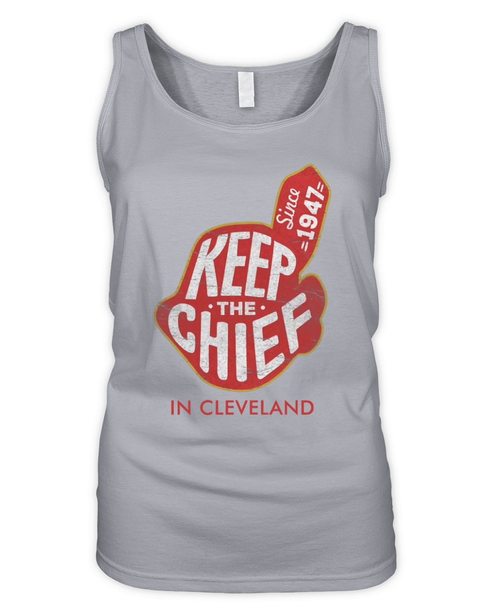 Keep The Chief In Cleveland Organic Women's Tank Top
