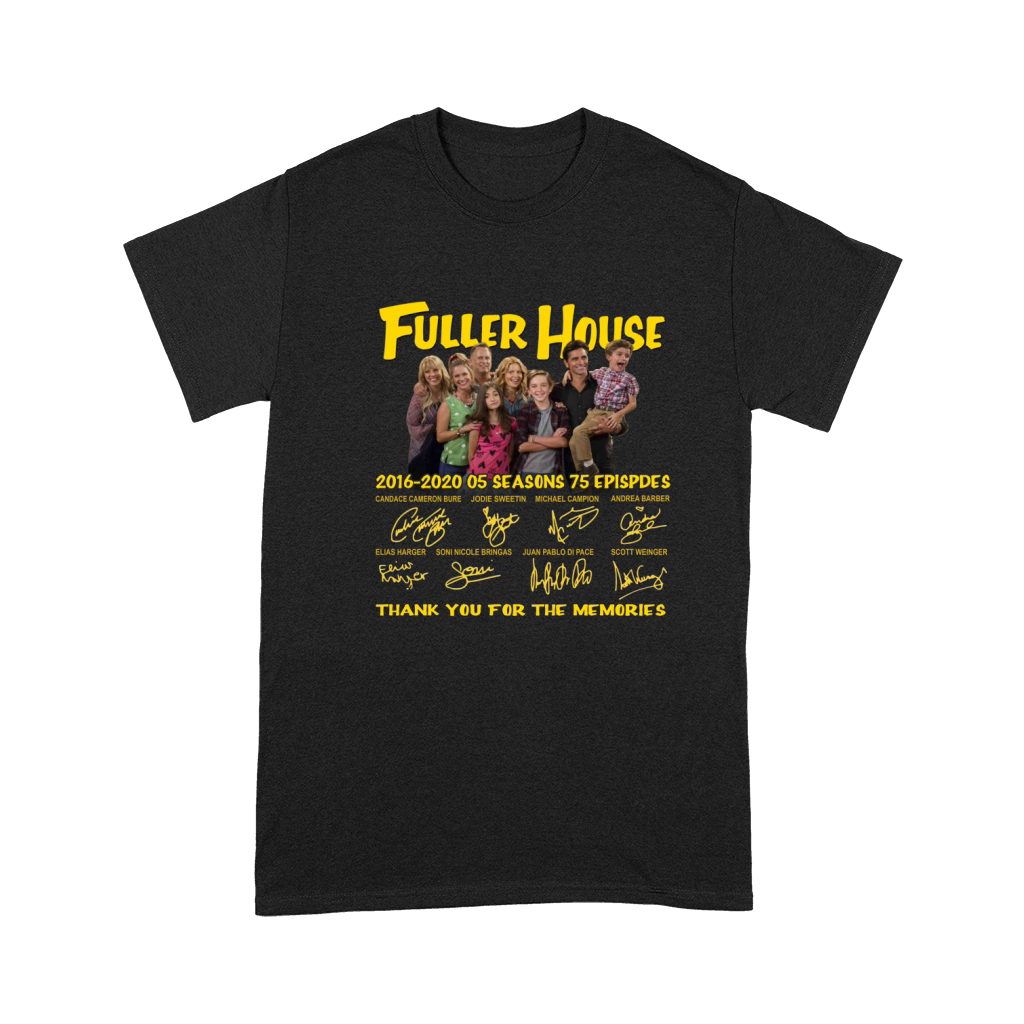 Fuller House 2016 2020 05 seasons 75 episodes signatures Premium T-shirt