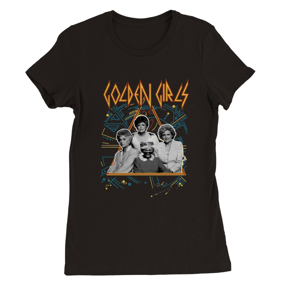 Def Leppard Golden Girls Premium Womens Crewneck T-shirt