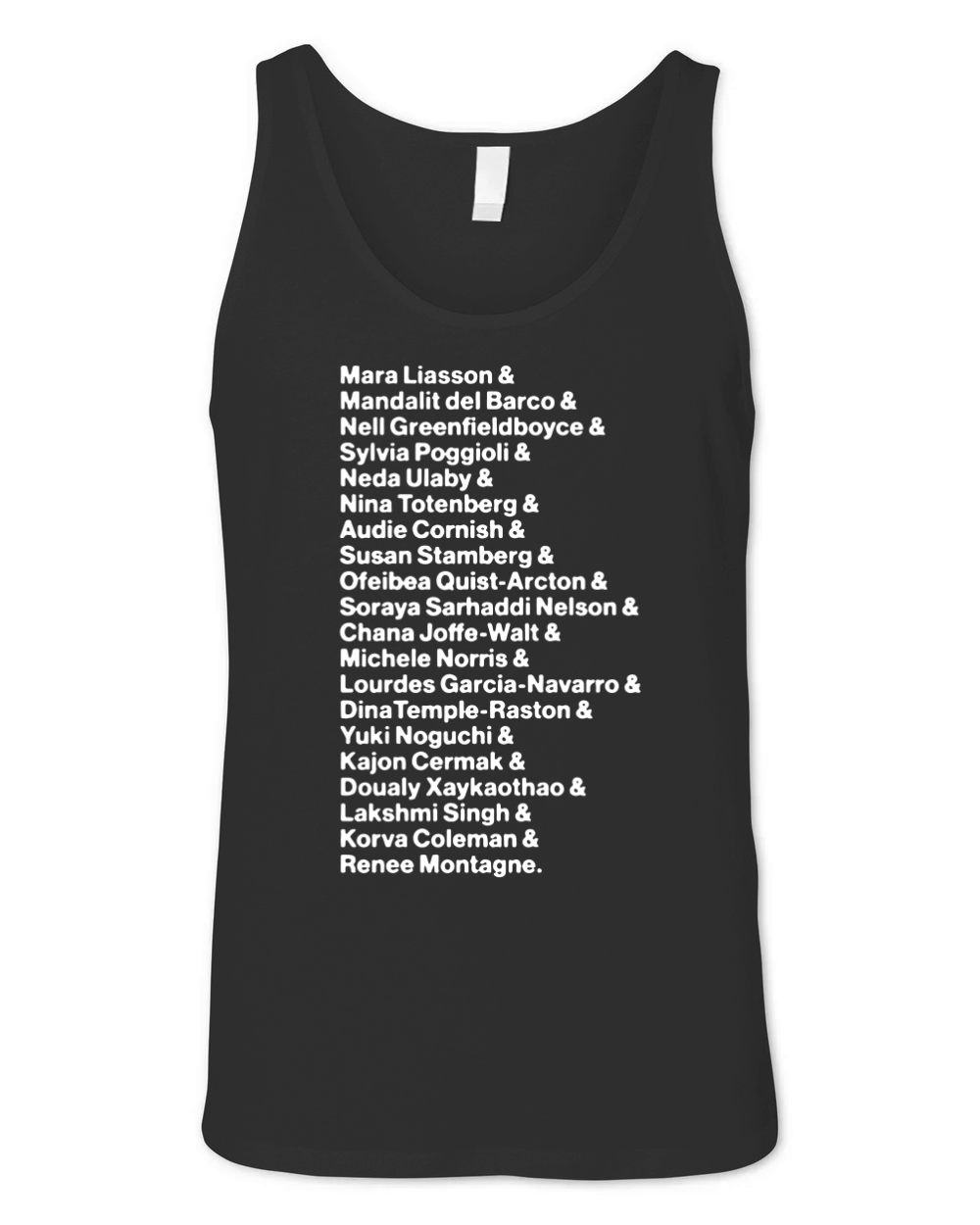 The Women of NPR Unisex Jersey Tank
