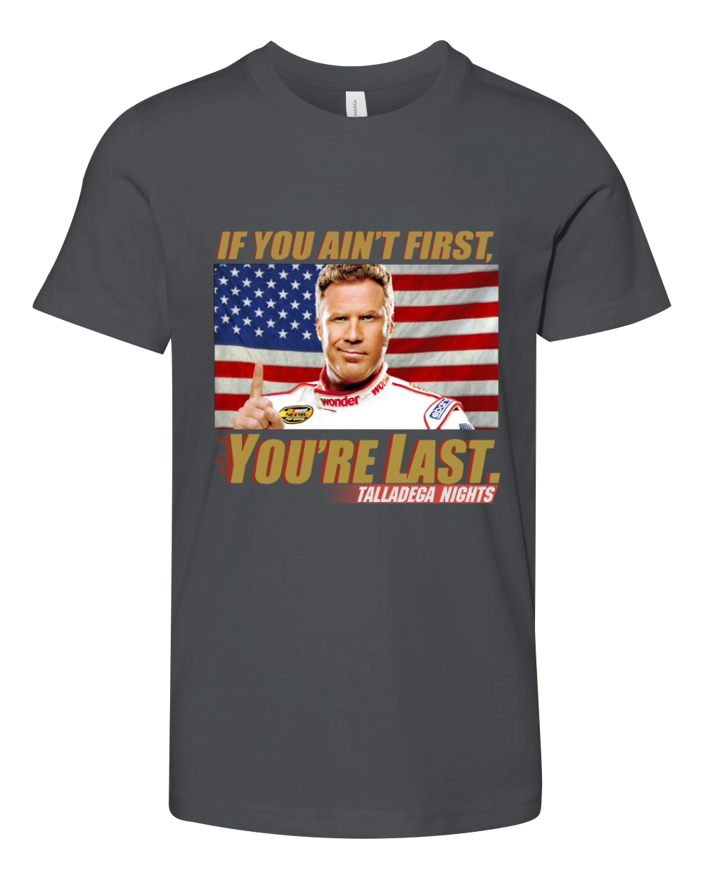 Talladega Nights Youth Unisex Jersey Tee