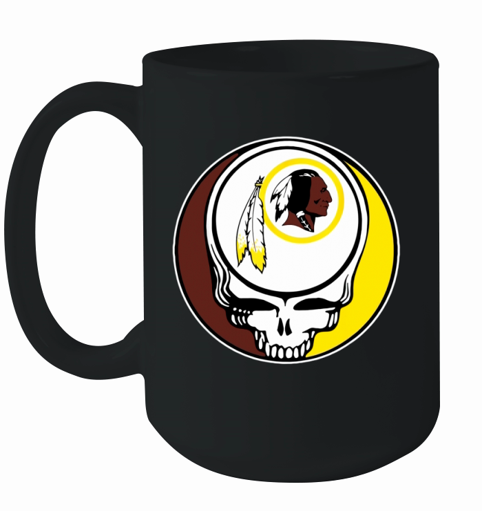 Official Halloween Skull Funny Football Team Washington-Redskin shirt Ceramic Mug