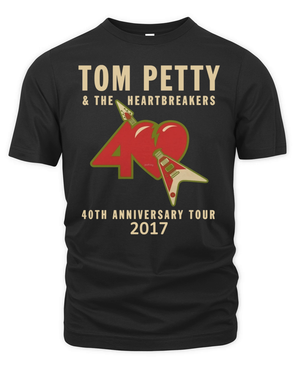 40th Anniversary Tour 2017 Tom Petty Organic Unisex T-shirt