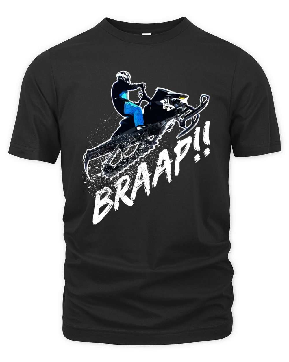 Braap Snowmobile T-Shirts Snowmobile Riding Shirts for Men Organic Unisex T-shirt