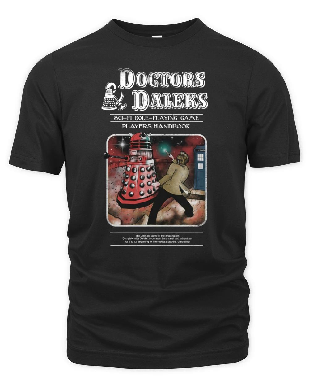 Doctors &amp;amp;amp; Daleks T-Shirt Organic Unisex T-shirt