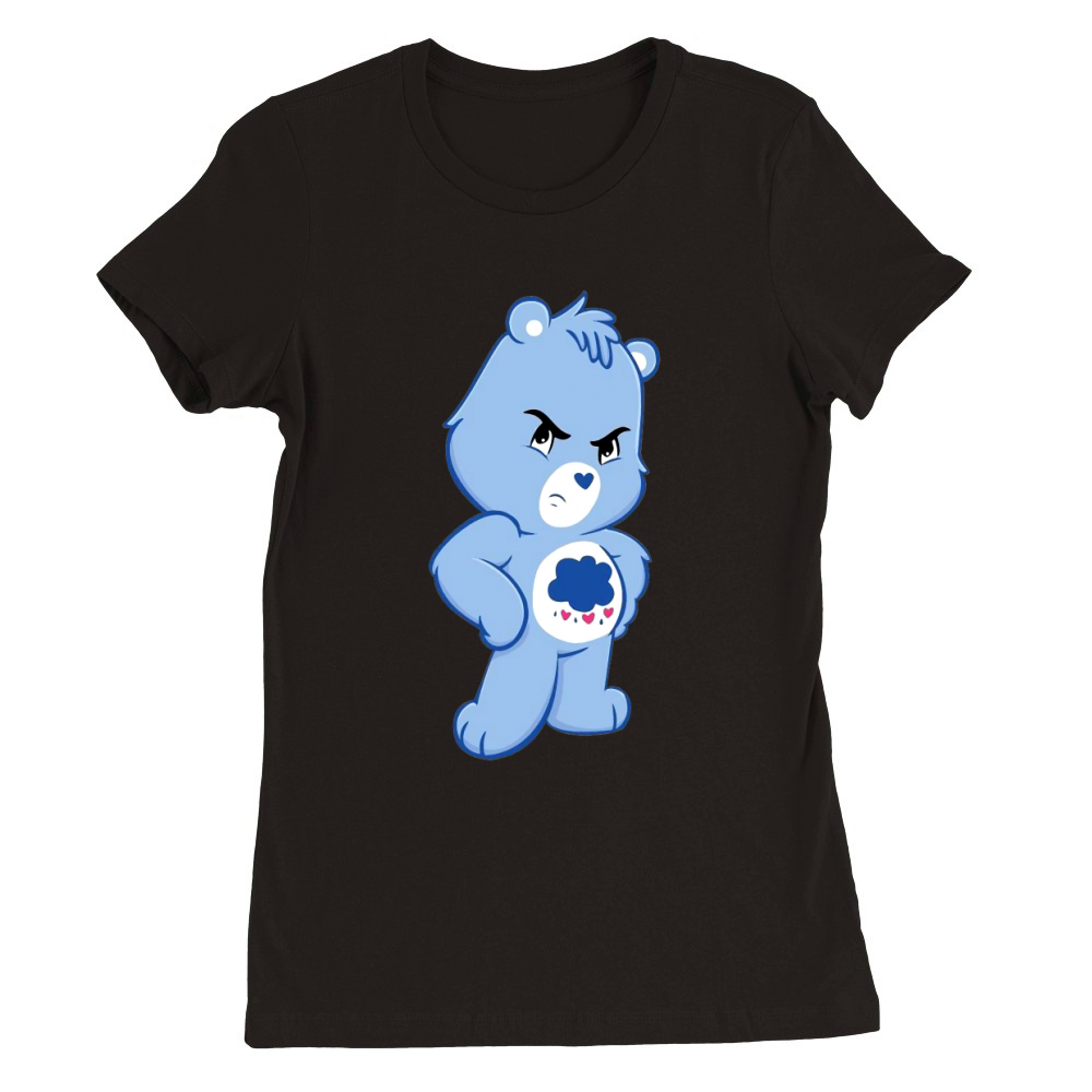 Grumpy Bear T-Shirt Premium Womens Crewneck T-shirt