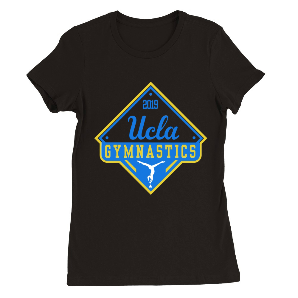 Kids UCLA 2019 Women's Gymnastics T-shirt for Kids Premium Womens Crewneck T-shirt