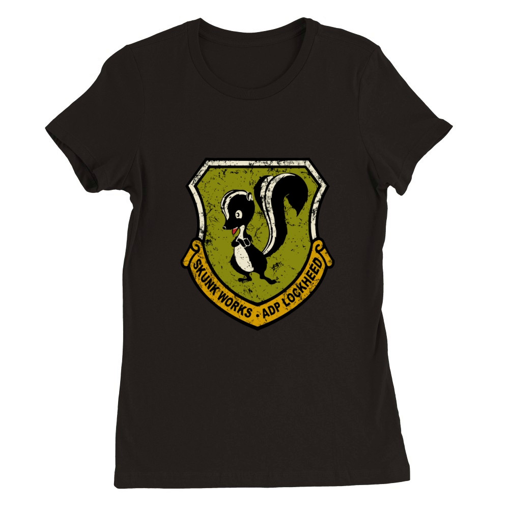 Lockheed Martin Skunk Works vintage logo - T Shirt Premium Womens Crewneck T-shirt