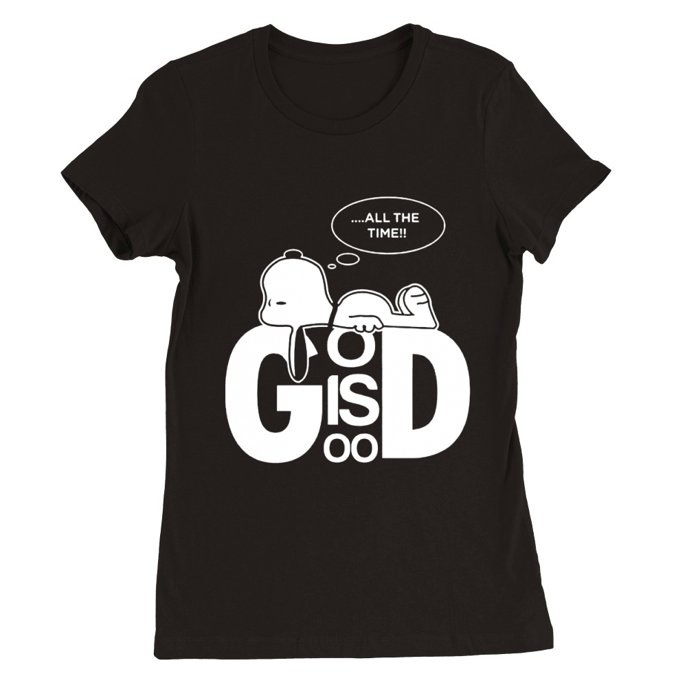 Snoopy Premium Womens Crewneck T-shirt