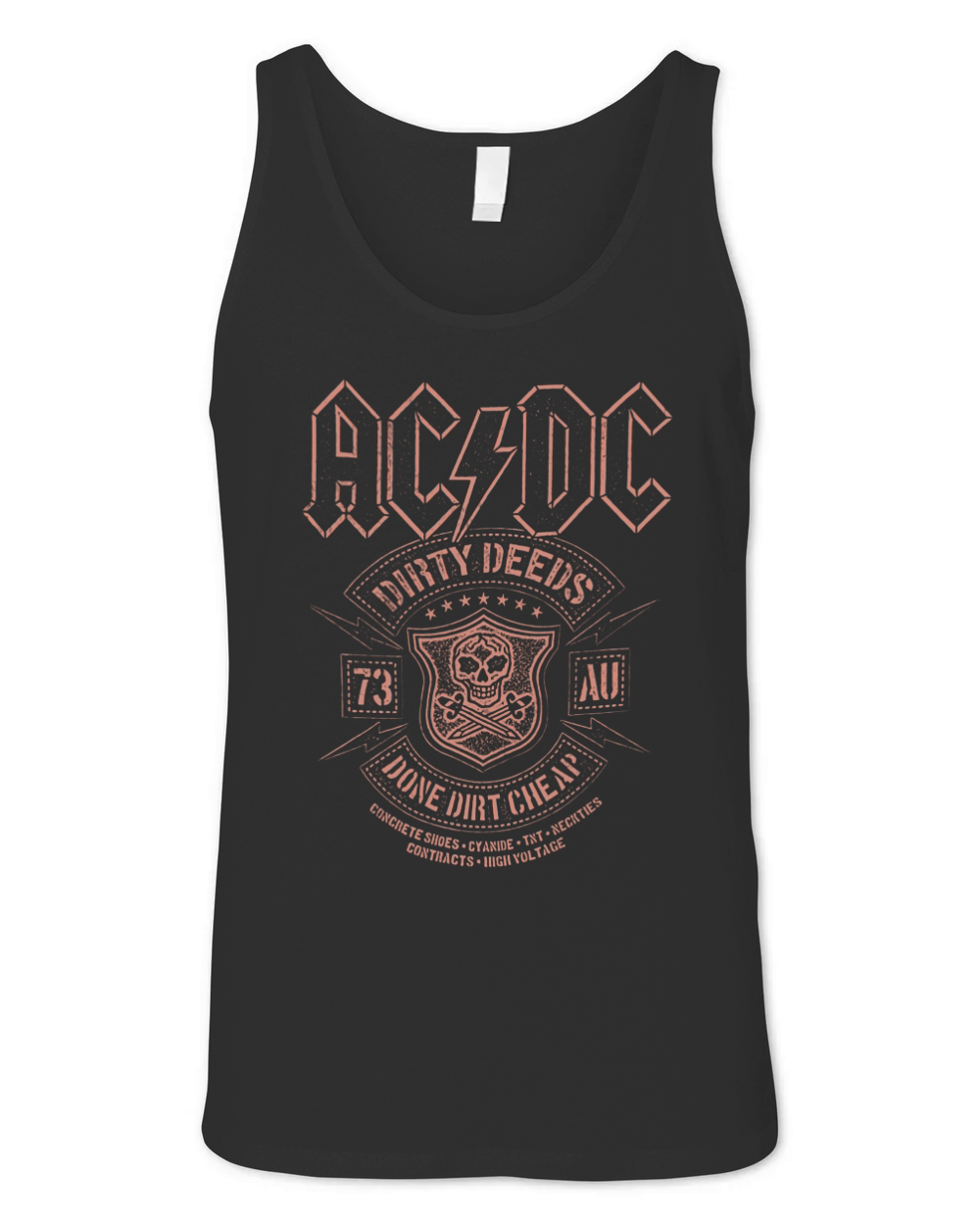 Ac Dc Dirty Deeds Unisex Jersey Tank