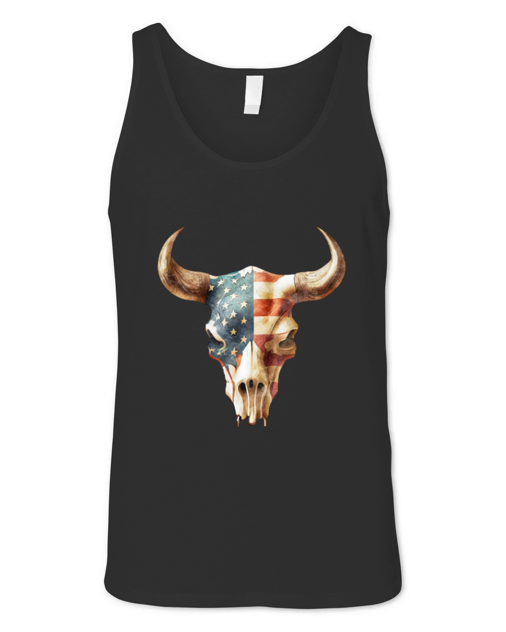 Cow Skull Gift Unisex Jersey Tank