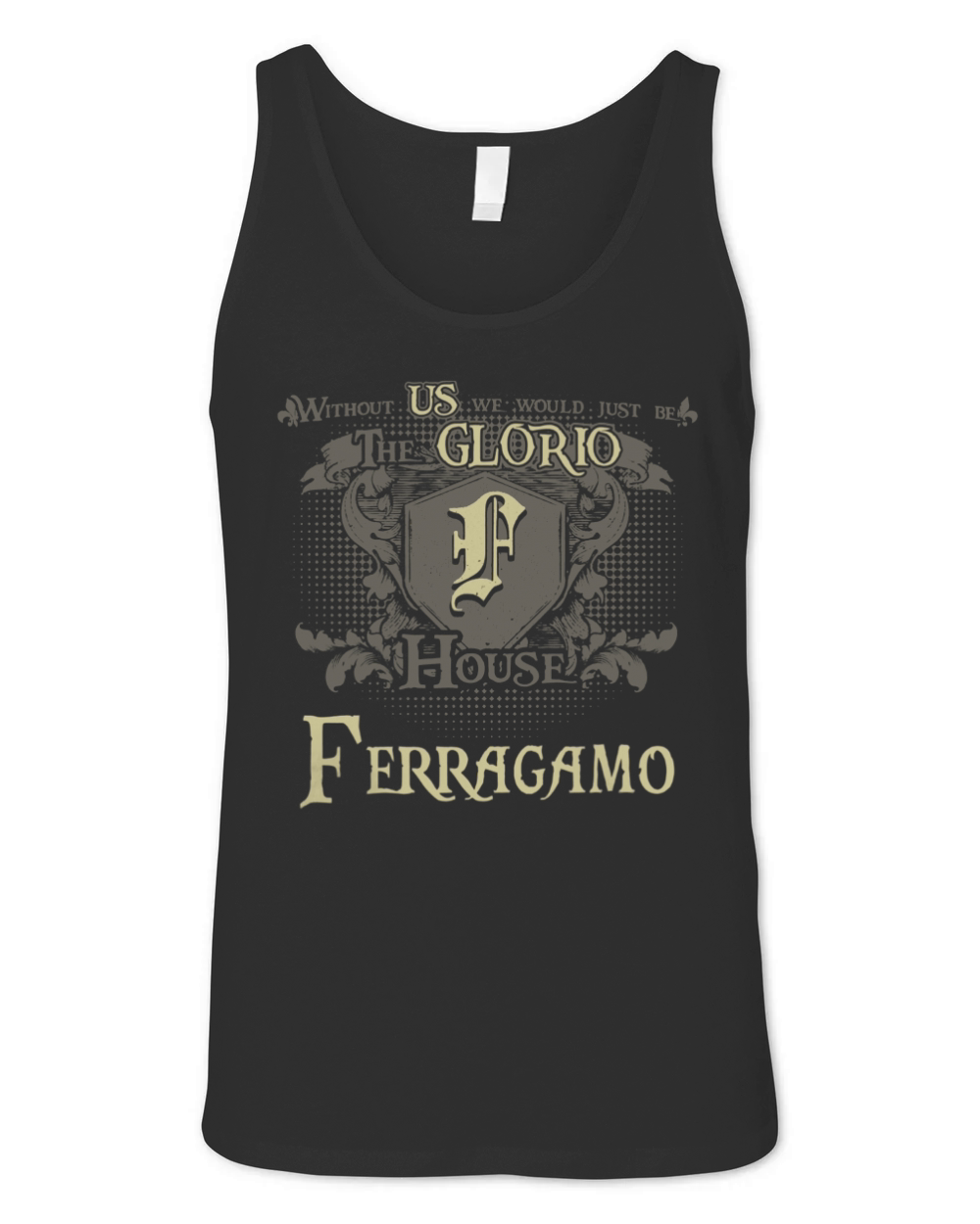 Love To Be Ferragamo Tshirt Unisex Jersey Tank