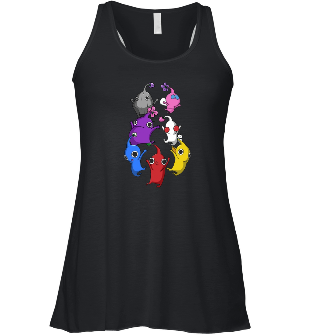 Jumping Pikmin shirt Women's Flowy Tank Top
