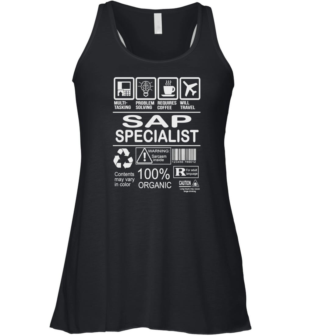 SAP SPECIALIST FMultiold Women's Flowy Tank Top