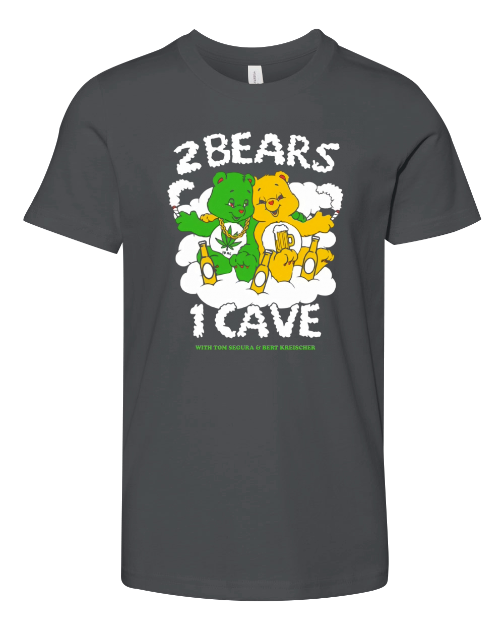 Official 2 bears 1 cave with tom segura and bert kreischer shirt Youth Unisex Jersey Tee