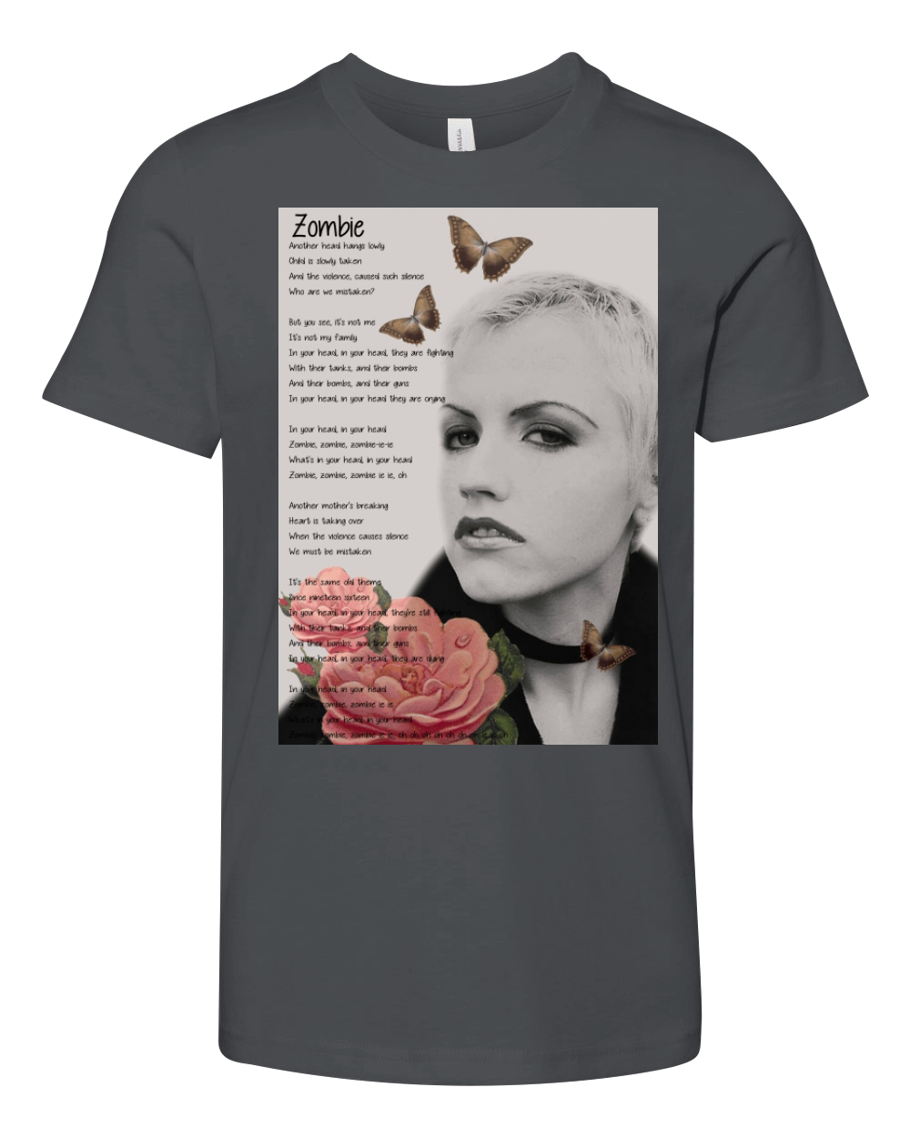 the Cranberries Zombie Youth Unisex Jersey Tee