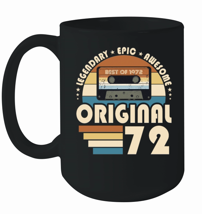 50th birthday vintage 1972 original 1972 Ceramic Mug