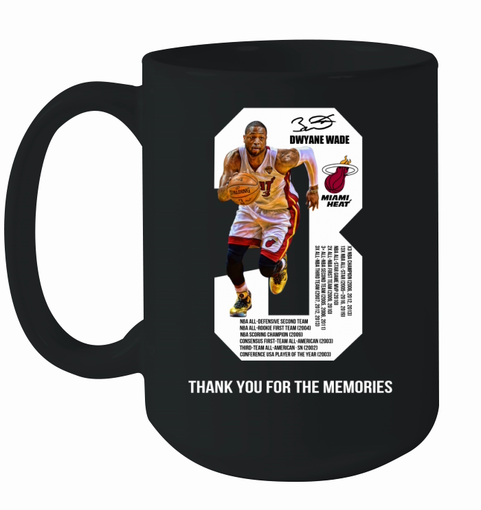 Dwyane wade thank you for the memories Ceramic Mug