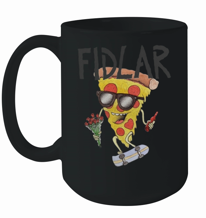 Fidlar Pizza T-Shirt Ceramic Mug