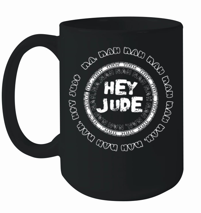 Hey jude - The beatles awesome song t-shirt for - Mens Premium T-Shirt Ceramic Mug