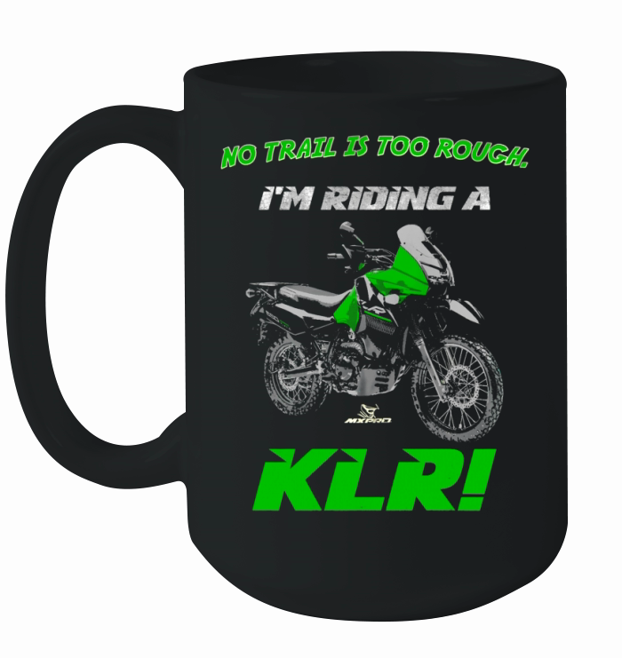 Kawasaki KLR Riding Ceramic Mug