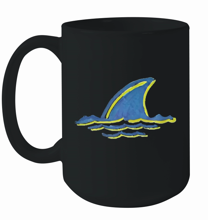 Margaritaville Landshark Fins Up Microfiber Ceramic Mug
